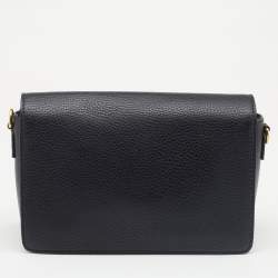 Pre Owned Dior Black Leather Dio(r)evolution Flap Shoulder Bag