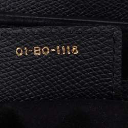 Pre Owned Dior Black Leather Saddle Shoulder Bag