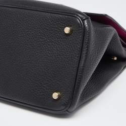 Pre Owned Dior Black Leather Medium Be Dior Flap Bag