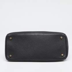 Pre Owned Dior Black Leather Medium Be Dior Flap Bag