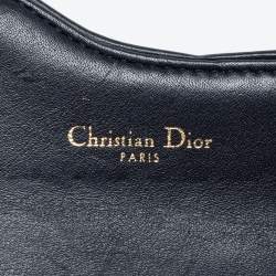 Pre Owned Dior Blue Oblique Jacquard Saddle 5 Gusset Card Holder