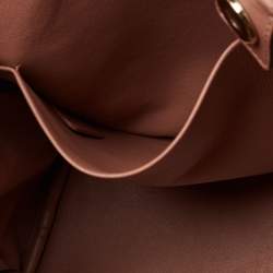 Pre Owned Dior Beige Leather Medium Diorissimo Shopper Tote