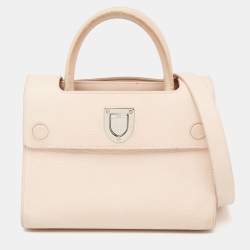 Dior Nude Beige Leather Mini Diorever Tote