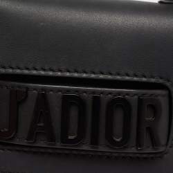 Pre Owned Dior Black Leather Small J'adior Flap Shoulder Bag
