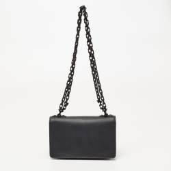 Pre Owned Dior Black Leather Small J'adior Flap Shoulder Bag