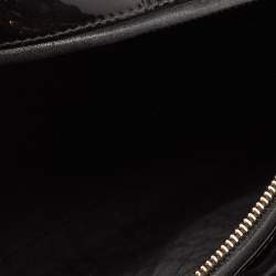 Pre Owned Dior Black Cannage Patent Leather Large Lady Dior Tote