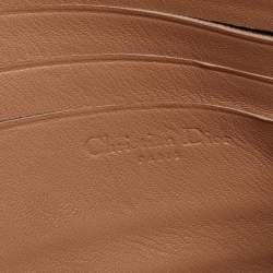 مملوكة مسبقًا Dior Beige Cannage Leather Miss Dior Promenade Chain Clutch