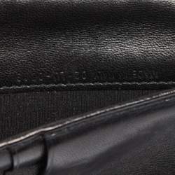 Pre Owned Dior Black Cannage Leather Lady Dior Continental Wallet 