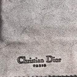 Pre Owned Dior Black Cannage Leather Lady Dior Continental Wallet 