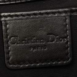 Pre Owned Dior Black Cannage Quilted Leather Lady Dior Chain Clutch