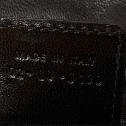 Pre Owned Dior Black Cannage Quilted Leather Lady Dior Chain Clutch