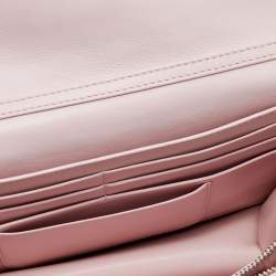 Pre Owned حقيبة كلتش ديور ميس ديور برومينيد جلد كاناج وردي لامع