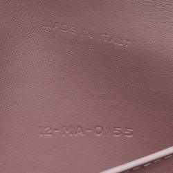 Pre Owned حقيبة كلتش ديور ميس ديور برومينيد جلد كاناج وردي لامع