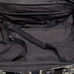 Dior Navy Blue/Beige Oblique Canvas Small DiorTravel Suitcase