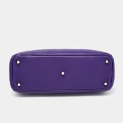 Pre Owned حقيبة يد ديور ديورسيمو جلد بنفسجي متوسطة