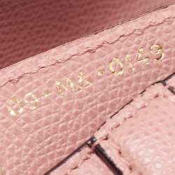 Pre Owned Dior Pink Leather Saddle Shoulder Bag