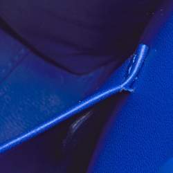 Pre Owned حقيبة يد توتس ديور ديوريفر جلد أزرق متوسطة