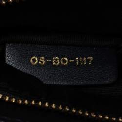 Pre Owned Dior Metallic Bronze Micro Cannage Patent Leather Diorama Wallet on Chain 