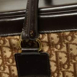 Dior Beige/Brown Diorissimo Canvas and Leather Vintage Suitcase