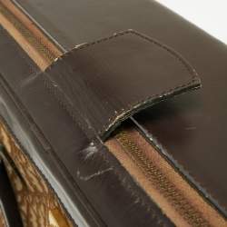 Dior Beige/Brown Diorissimo Canvas and Leather Vintage Suitcase