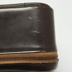 Dior Beige/Brown Diorissimo Canvas and Leather Vintage Suitcase