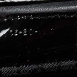 Pre Owned Dior Black Cannage Patent Leather Large Lady Dior Tote