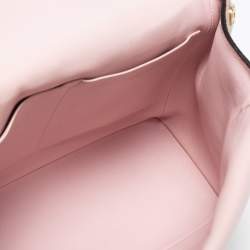 Pre Owned Dior Metallic Gold Leather Small Be Dior Flap Top Handle Bag