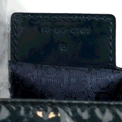 Pre Owned Dior Green Patent Leather Lady Dior Large Shoulder Bag