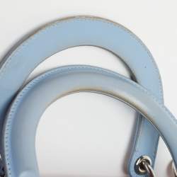 Pre Owned Dior Multicolor Cannage Leather Medium Lady Dior Tote