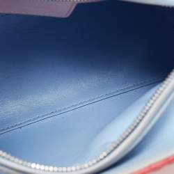 Pre Owned Dior Multicolor Cannage Leather Medium Lady Dior Tote