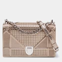Dior Medium Micro-Cannage Diorama Shoulder Bag (SHG-25948) – LuxeDH