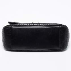 Pre Owned Dior Black Cannage Leather Miss Dior Medium Flap Bag