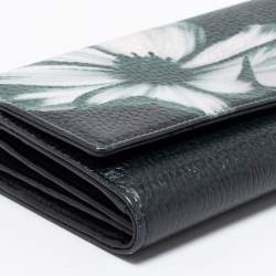 Pre Owned Dio Black Leather Lady Dior Wallet On Chain