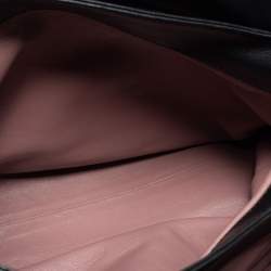 Pre Owned Dior Black Cannage Leather Large Diorling Shoulder Bag