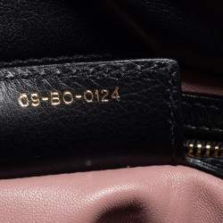 Pre Owned Dior Black Cannage Leather Large Diorling Shoulder Bag