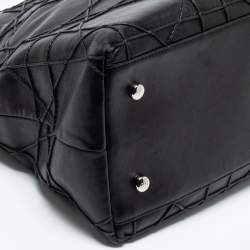 مملوكة مسبقًا حقيبة يد توتس ديور غرانفيل جلد مبطن أسود