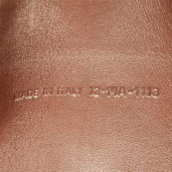 مملوكة مسبقًا حقيبة ديور ميس ديور جلد كاناج ذهبي ميتاليك صغيرة بقلاب