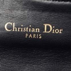 Dior Blue Oblique Canvas Saddle Card Holder
