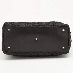 مملوكة مسبقًا Dior Black Cannage Soft Leather Lady Dior Tote