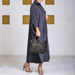 مملوكة مسبقًا Dior Black Cannage Soft Leather Lady Dior Tote