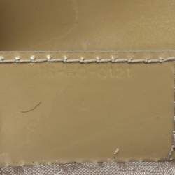 Pre Owned Dior Light Green Cannage Patent Leather Large Lady Dior Tote