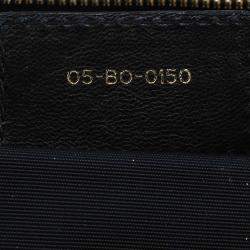 Pre Owned حقيبة ديور جلد مبطنة كاناج سوداء