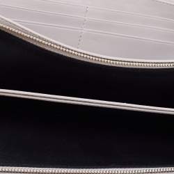 مملوكة مسبقًا محفظة بسلسلة ديور رانديفو جلد كاناج رصاصي فاتح 