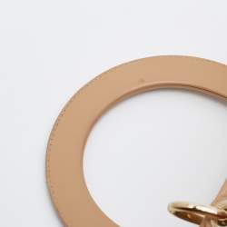 مملوكة مسبقًا حقيبة يد توتس ديور ليدي ديور جلد كاناج بيج كبيرة