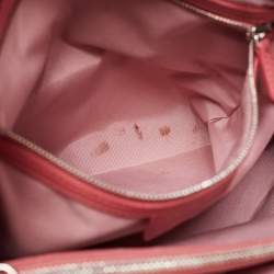 Pre Owned Dior Pink Cannage Leather Soft Lady Dior Shopper Tote