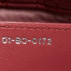 Pre Owned Dior Pink Cannage Leather Soft Lady Dior Shopper Tote