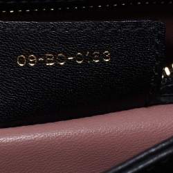 Pre Owned Dior Black Cannage Leather Large Diorling Shoulder Bag