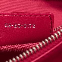 Pre Owned Dior Red Leather Cannage Pattern Granville Polochon Satchel