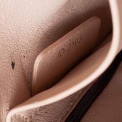 Pre Owned Dior Yellow Leather Mini Diorissimo Tote