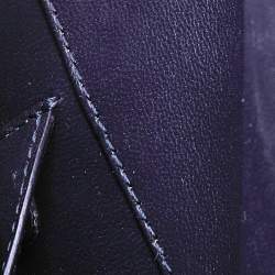 Pre Owned Dior Metallic Grey Cannage Leather Diorama Chain Clutch